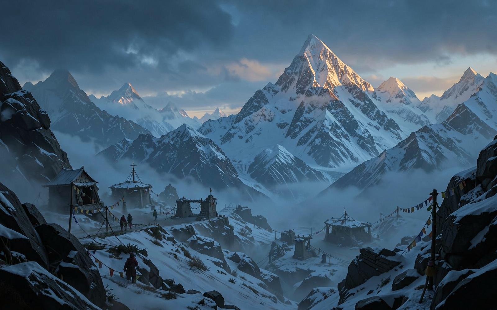Himalayan Ridge environment concept art